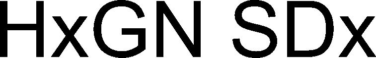 Trademark Logo HXGN SDX