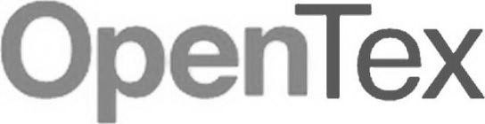 Trademark Logo OPENTEX