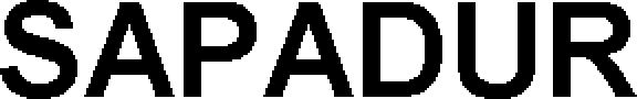 Trademark Logo SAPADUR
