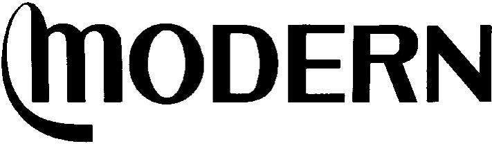 Trademark Logo MODERN