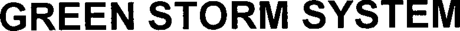 Trademark Logo GREEN STORM SYSTEM