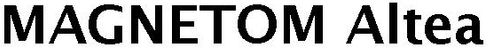Trademark Logo MAGNETOM ALTEA