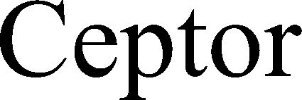 Trademark Logo CEPTOR