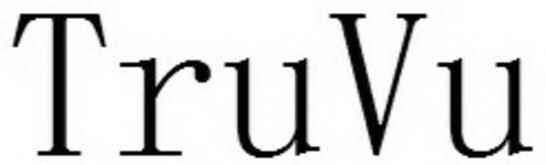 Trademark Logo TRUVU