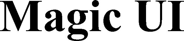 Trademark Logo MAGIC UI