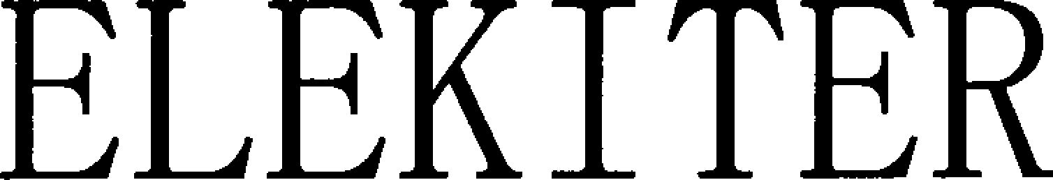 Trademark Logo ELEKITER