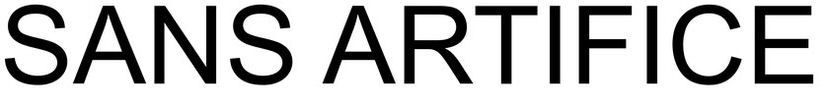Trademark Logo SANS ARTIFICE