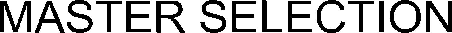 Trademark Logo MASTER SELECTION