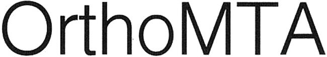 Trademark Logo ORTHOMTA