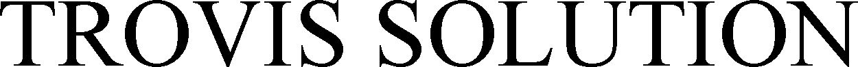 Trademark Logo TROVIS SOLUTION