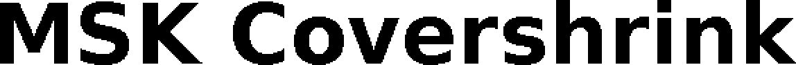 Trademark Logo MSK COVERSHRINK