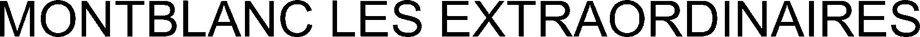 Trademark Logo MONTBLANC LES EXTRAORDINAIRES