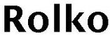 Trademark Logo ROLKO