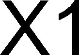 Trademark Logo X1