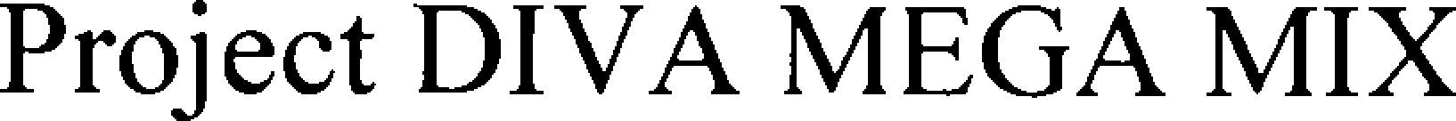 Trademark Logo PROJECT DIVA MEGA MIX