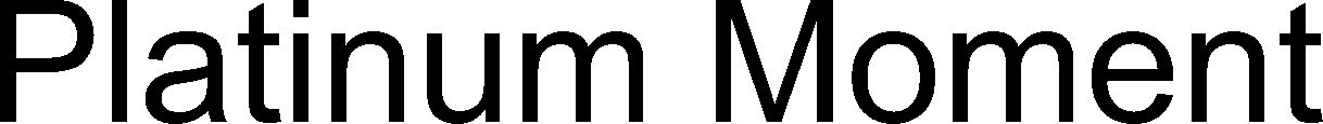 Trademark Logo PLATINUM MOMENT