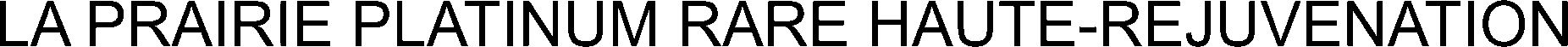 Trademark Logo LA PRAIRIE PLATINUM RARE HAUTE-REJUVENATION