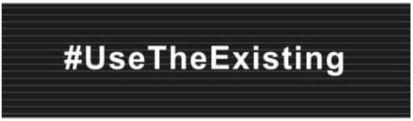 Trademark Logo #USETHEEXISTING