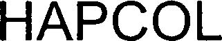 Trademark Logo HAPCOL