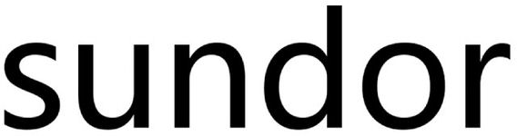 Trademark Logo SUNDOR