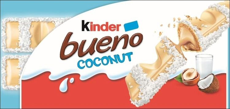 KINDER BUENO COCONUT - Soremartec S.a. Trademark Registration