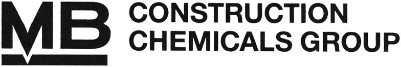 Trademark Logo MB CONSTRUCTION CHEMICALS GROUP