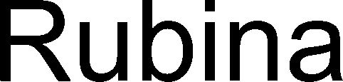Trademark Logo RUBINA