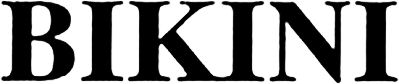 Trademark Logo BIKINI