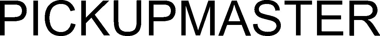 Trademark Logo PICKUPMASTER