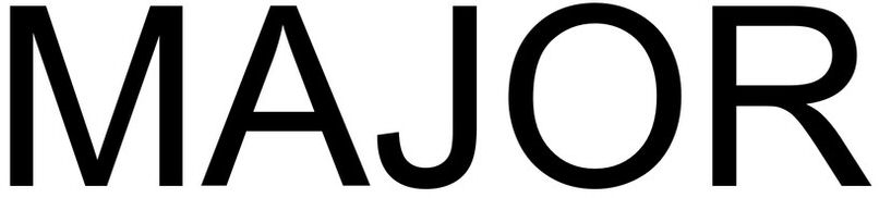 Trademark Logo MAJOR