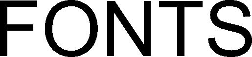 Trademark Logo FONTS