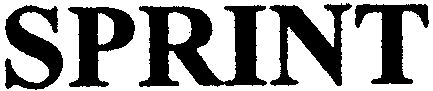Trademark Logo SPRINT