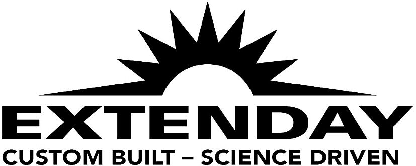 Trademark Logo EXTENDAY CUSTOM BUILT - SCIENCE DRIVEN