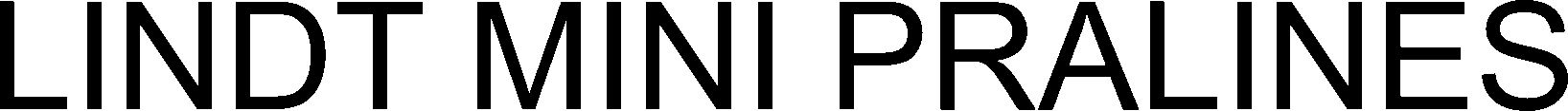 Trademark Logo LINDT MINI PRALINES