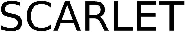 Trademark Logo SCARLET