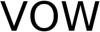 Trademark Logo VOW