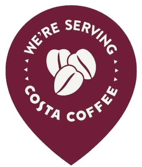  WE'RE SERVING COSTA COFFEE