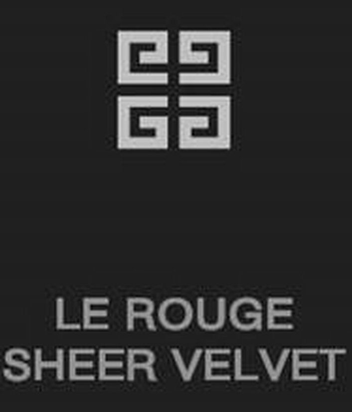  LE ROUGE SHEER VELVET