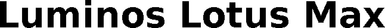 Trademark Logo LUMINOS LOTUS MAX