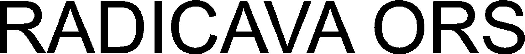 Trademark Logo RADICAVA ORS