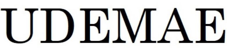 Trademark Logo UDEMAE