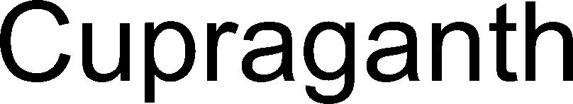 Trademark Logo CUPRAGANTH
