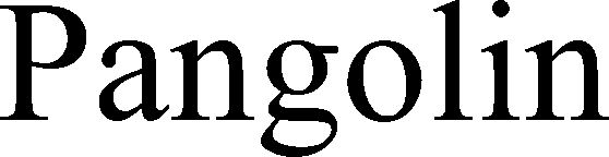 Trademark Logo PANGOLIN