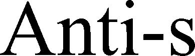 Trademark Logo ANTI-S