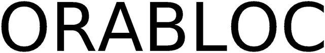 Trademark Logo ORABLOC