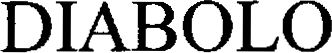 Trademark Logo DIABOLO