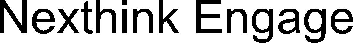 Trademark Logo NEXTHINK ENGAGE