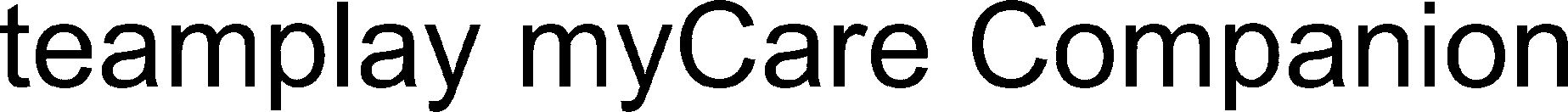 Trademark Logo TEAMPLAY MYCARE COMPANION