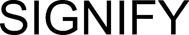 Trademark Logo SIGNIFY