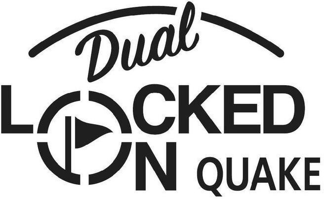 Trademark Logo DUAL LOCKED ON QUAKE
